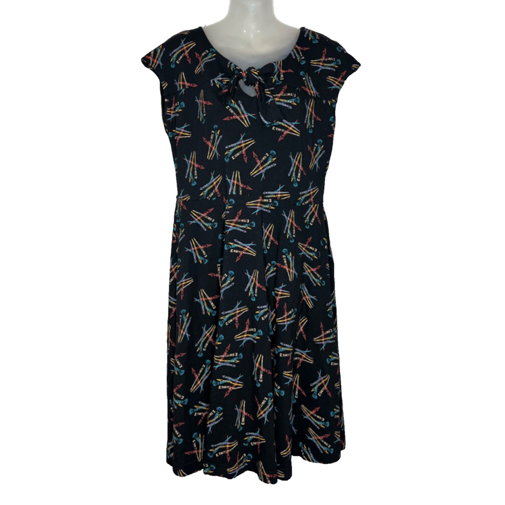 Effie's Heart Demoiseless Paintbrush Art Print Dress